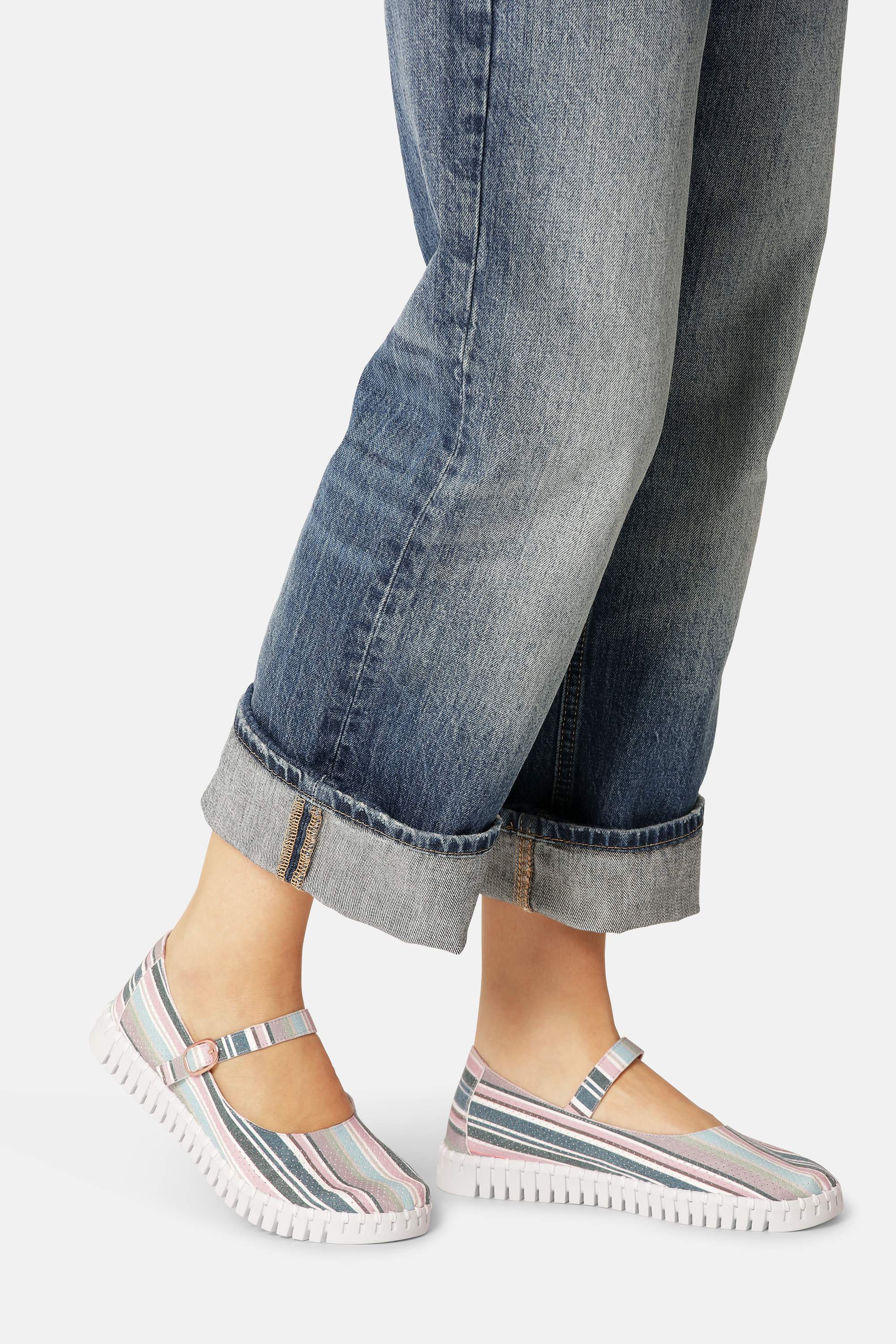 Ballerina Stripet - Lotus White